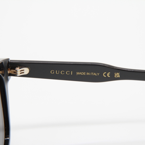 NEW GUCCI SUNGLASSES GG1264S 001 BLACK UNISEX GUCCI EYEWEAR - Picture 9 of 11